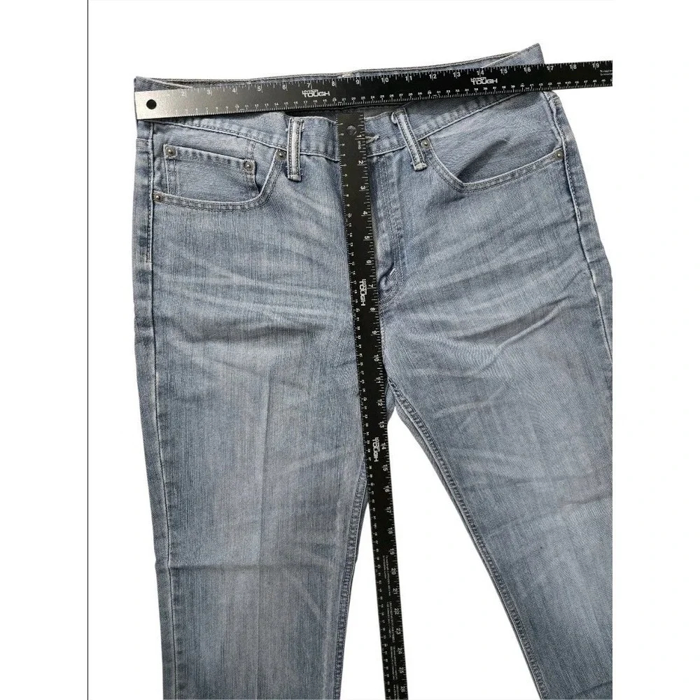 Levi's 511 Slim Fit‎ Blue Jeans Men's 34x32 Light Wash Denim (Actual 34x31)